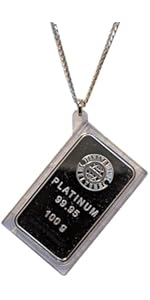 Amazon | [H Holy] 純金 24金 K24 ペンダントトップ 金メッキ枠 (10g
